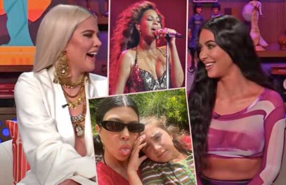 Kim & Khloé Kardashian Bring Niece Penelope To Beyoncé’s Concert Amid Kourtney's Hospital Stay