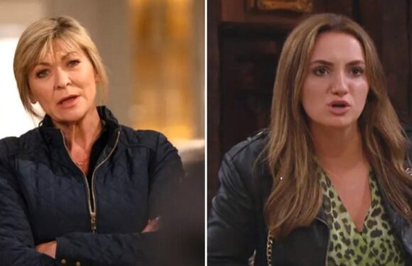 Kim issues a dark threat to Gabby in Emmerdale after her betrayal is exposed