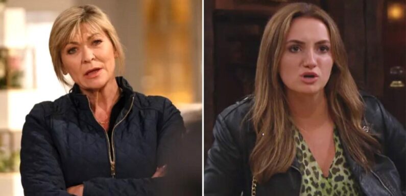 Kim issues a dark threat to Gabby in Emmerdale after her betrayal is exposed