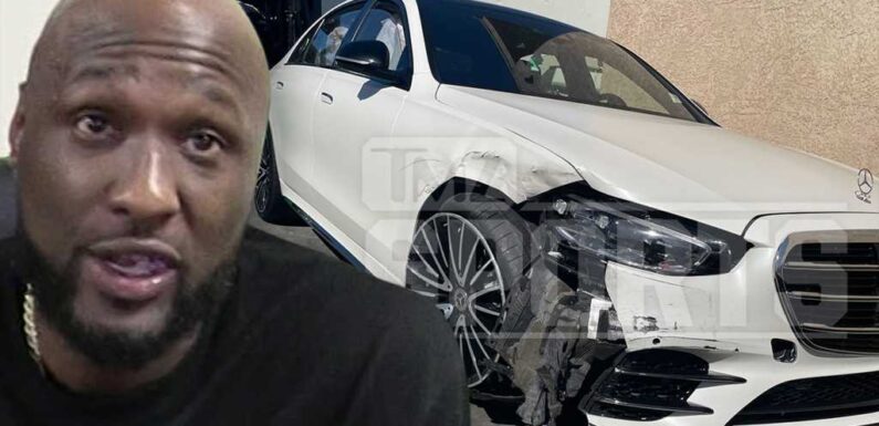 Lamar Odom Involved In Car Crash, Smashes Up Mercedes-Benz