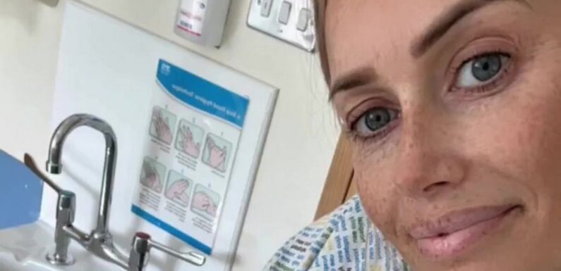 Laura Anderson covered in bruises as she shows off ‘glamorous postpartum life’