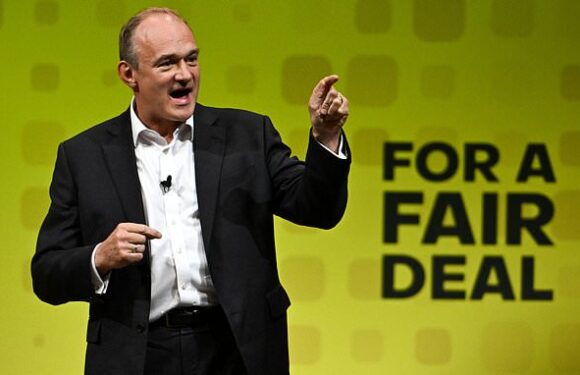 Lib Dems shoot down Ed Davey's bid to woo Tory voters