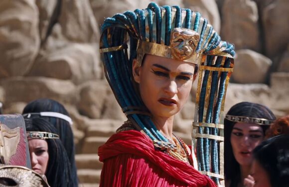Lily James transforms into a pharaoh in Finally Dawn first look photos