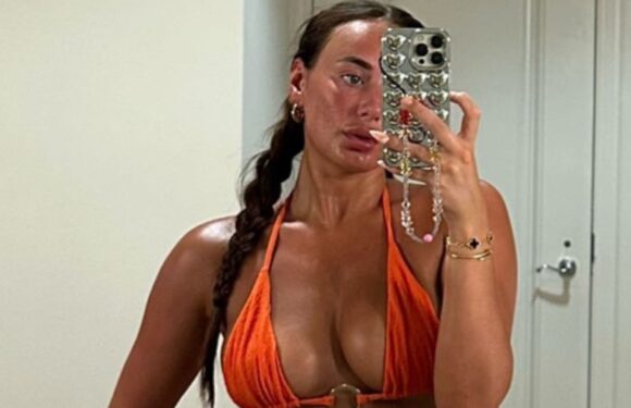 Love Island’s Millie Court branded ‘unreal’ by fans as she strips off to sunbathe in barely-there orange bikini | The Sun
