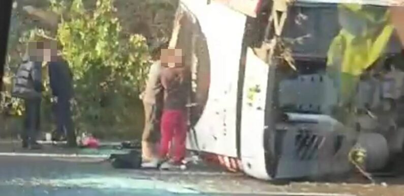 M53 crash today LIVE: Two hospitals declare major incident