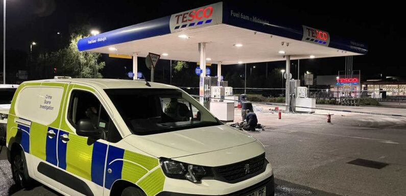 Man dies after catching on fire at Tesco petrol station before hero rushed to save him | The Sun