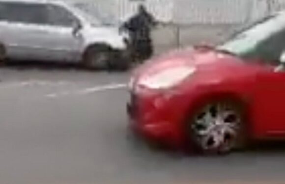 Man ran over by two different cars in chaotic ‘WTF’ brawl at construction site
