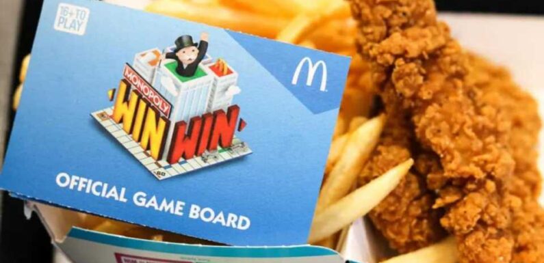 McDonald's Monopoly 2023 updates — Popular game of risk returns TODAY – full prizes, menu items and tips to win | The Sun