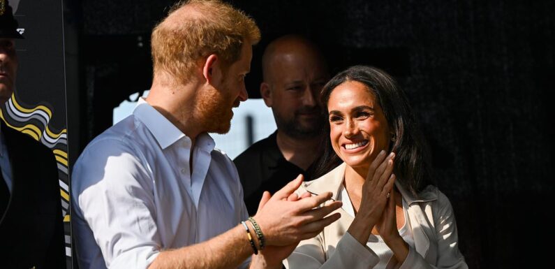 Meghan and Harry present medals to Invictus winners