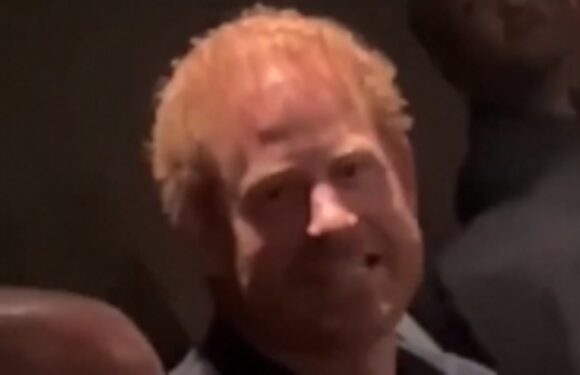Moment Prince Harry walks past Brooklyn Beckham and wife Nicola Peltz