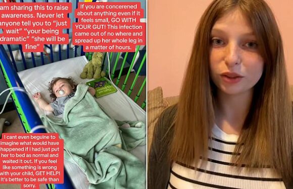 Mother's warning to others after baby daughter suffered spider bite