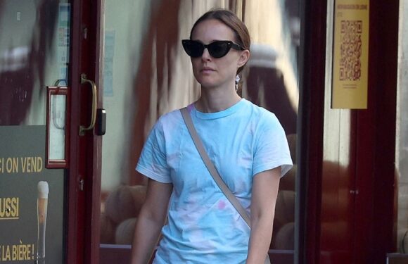 Natalie Portman steps out without wedding ring on in Paris following husbands affair