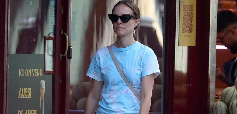 Natalie Portman steps out without wedding ring on in Paris following husbands affair