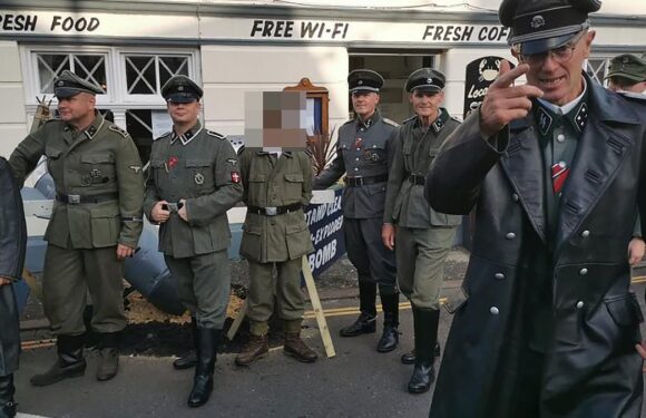 Nazi uniform group say they were not portraying Germans