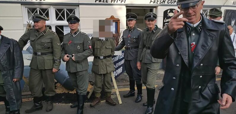 Nazi uniform group say they were not portraying Germans