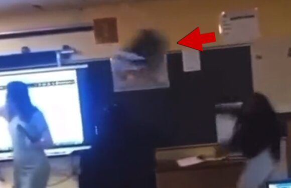 New Video Shows Michigan Teacher Getting Knocked Out by Chair
