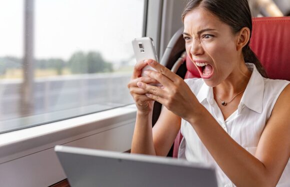 One woman told commuters she 'doesn't care about their children'