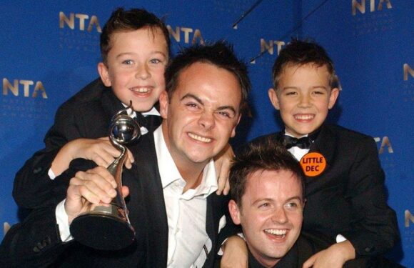 Original Little Ant and Dec now – six footers with their own careers and successful business