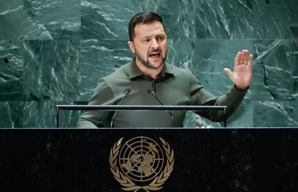 President Zelensky urged the UN to push back against Putin