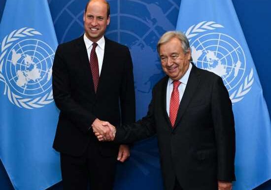 Prince William got his big photo-op at the UN, with Secretary-General Guterres