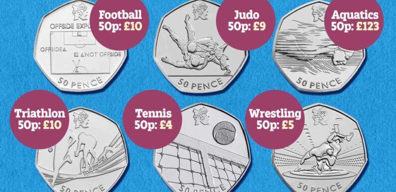 Rarest and most valuable Olympic 50p coins worth up to £123 revealed | The Sun