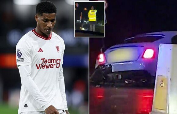 Rashford crashed his Range Rover into car being driven by 74-year-old