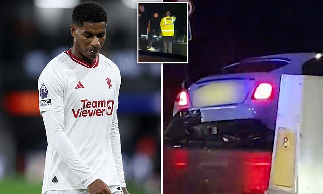 Rashford crashed his Range Rover into car being driven by 74-year-old