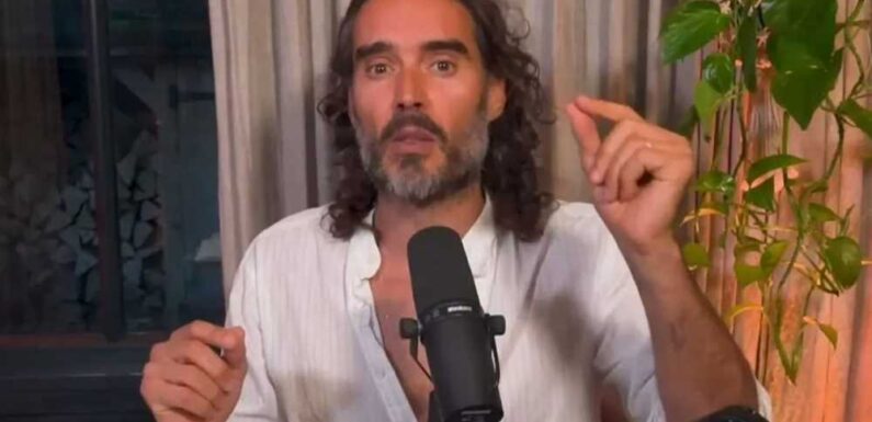 Russell Brand goes on bizarre rant about free speech as cops launch probe into 'a number of allegations' of sex assault | The Sun