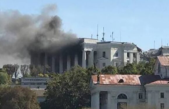 Storm Shadow missile hits Putin's Black Sea Fleet HQ in Ukraine