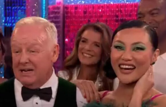 Strictly’s Nancy sparks concern over injury as she cleans up ‘blood’ after dance