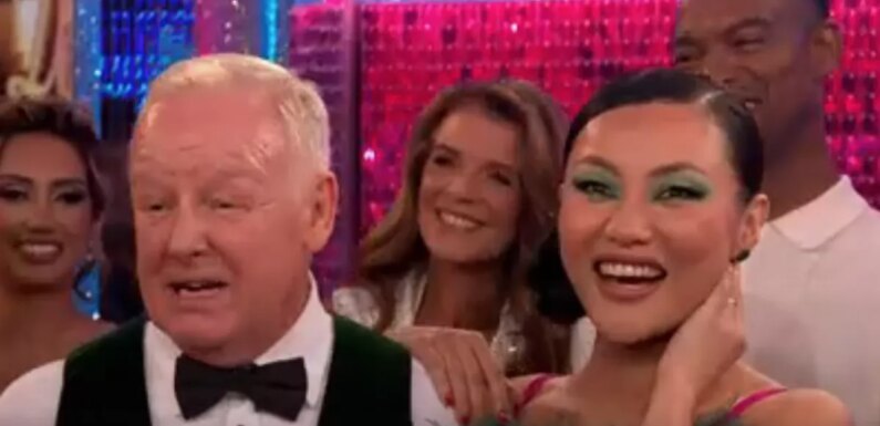 Strictly’s Nancy sparks concern over injury as she cleans up ‘blood’ after dance
