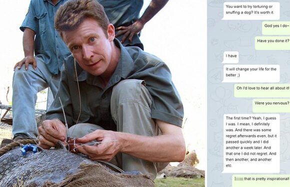 Text exchange gives insight into the deranged mind of dog rapist