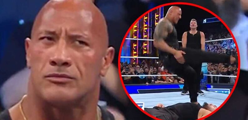 The Rock Makes Epic Return To WWE, Destroys Austin Theory
