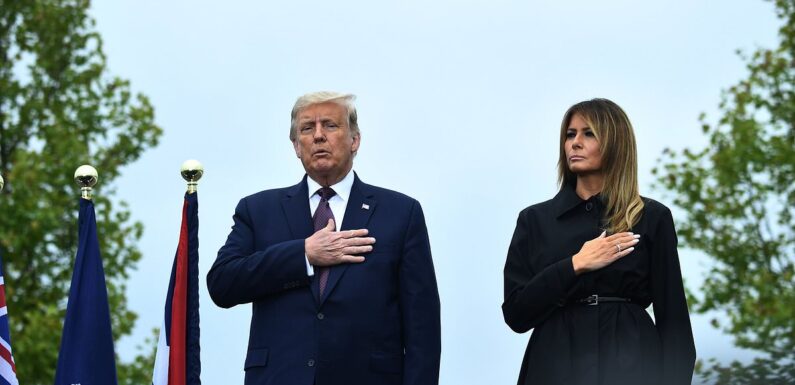 Trump remembers those lost on 9/11 while Melania makes rare statement
