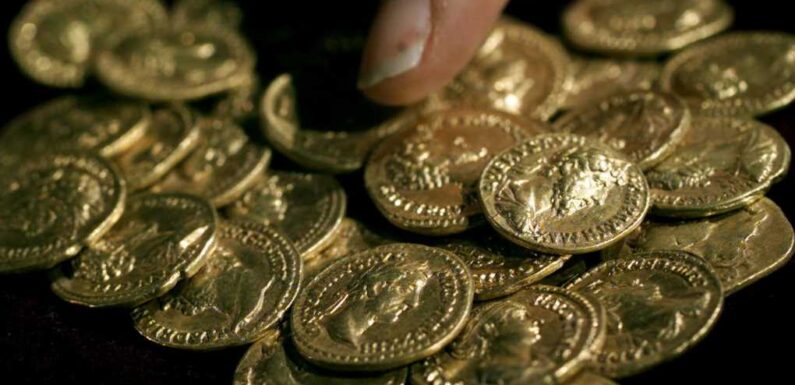 Two men arrested after a large treasure hoard is found in Herefordshire | The Sun