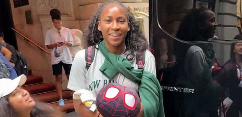 US Open Winner Coco Gauff All Smiles After Big Win, Celebrating With 'Sleep'