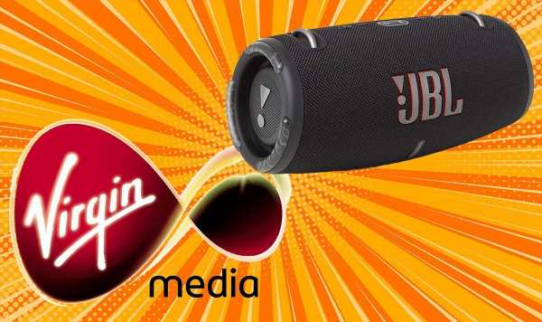 Virgin Media users can get a FREE £250 JBL Xtreme 3 but it won’t last long