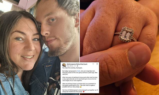 Wetherspoon fan proposes to woman after meeting in online chip group