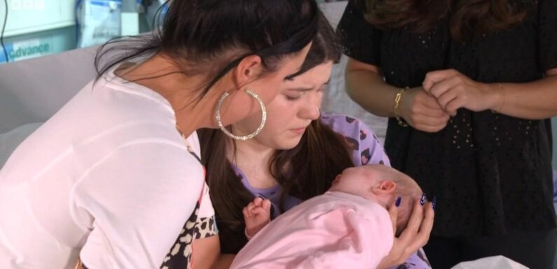 Whitney supports struggling teen mum Lily with baby Charli in EastEnders