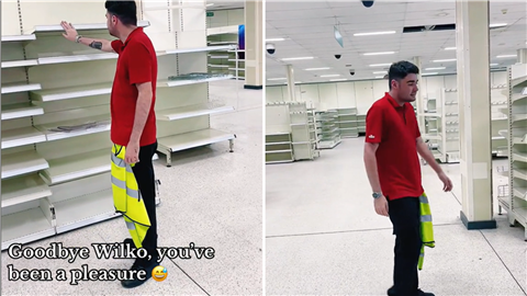 Wilko shoppers are in tears as worker films heartbreaking goodbye to empty store as all shops to close in weeks | The Sun