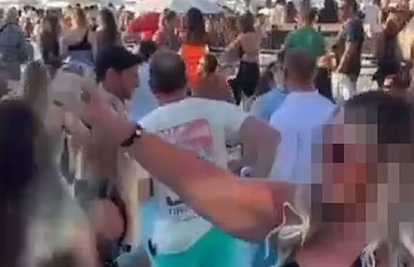 Woman ‘sprinkles’ her brother’s ashes in popular Ibiza pool club