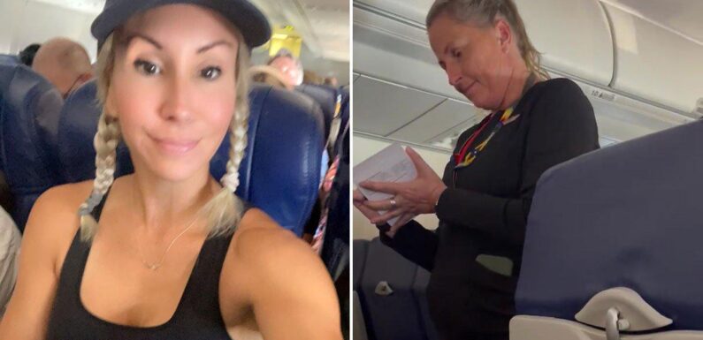 Woman told to cover up 'inappropriate' and 'lewd' outfit on flight