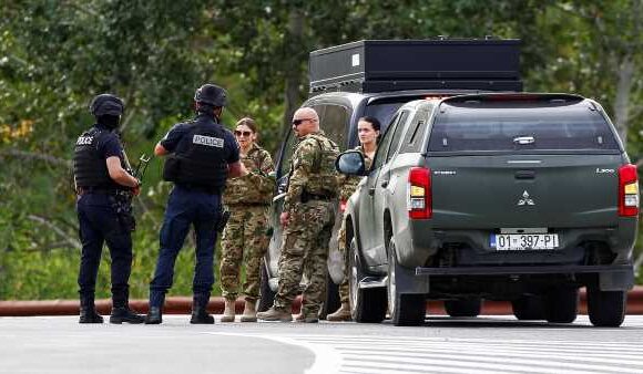 'Serbia-backed' masked gunmen storm village in Kosovo and kill cop