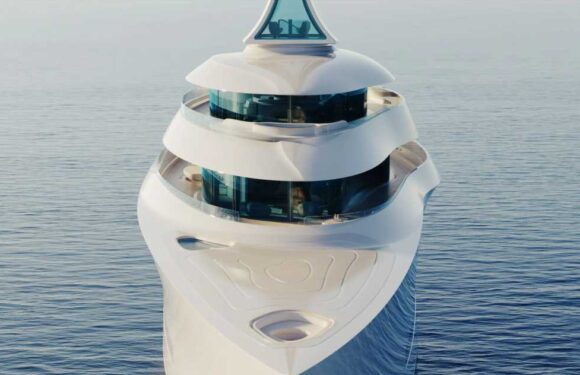 ‘Green’ 270ft superyacht dubbed ‘Dune’ that runs on wind and solar power with enough room for nightclub unveiled | The Sun