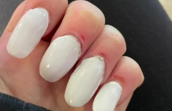 A nail tech spent four hours doing my basic white acrylics – they’re so bad, people say they look like Airpod cases | The Sun