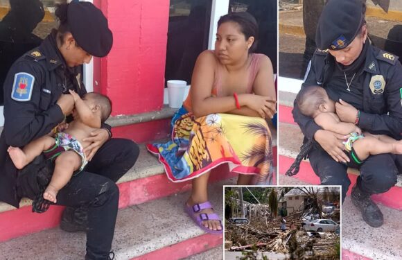 Acapulco cop breastfed baby boy who had gone 48 hours without eating