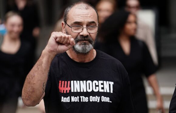 Andrew Malkinson who was wrongly jailed 17 years for a rape he