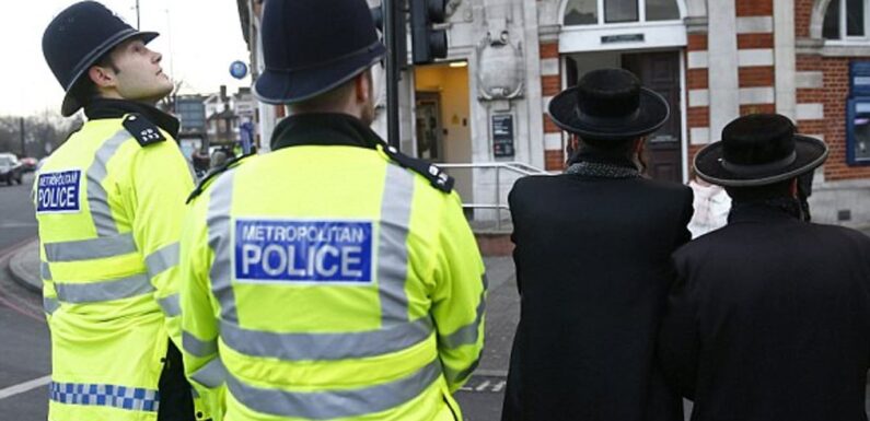 Anti-Semitic offences soar in London by more than 1,353 per cent
