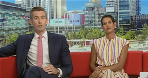 BBC Breakfast Ben Thompson tells co-star too far as weather chat turns awkward