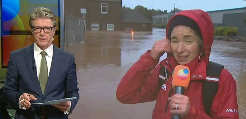 BBC Breakfast fans appalled as 'out of depth' reporter battles 'freezing' storm – fuming 'absolutely shameful!' | The Sun